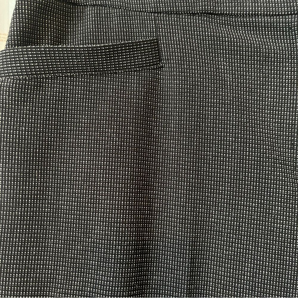 Kim Rogers Career Classic Dress Pants Brown Tan Black Pockets Flat Front Size 12 - Picture 2 of 11